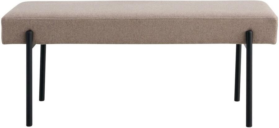 Swindon Bench Modern Ottoman accent voetsteun polyester bekleding 100 cm x 36 cm x 42 5 cm