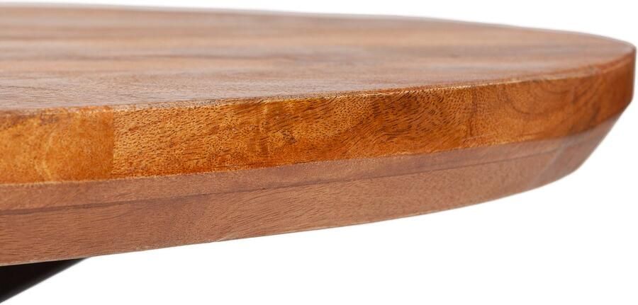 Zita Home Swiss ovale eettafel 240cm mango met spin poot schuine rand verjongd Black Friday Deal - Foto 2