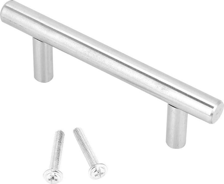 T bar Ladegrepen Roestvrijstalen Kastgrepen Ideaal Voor Meubels En Deuren (100mm)