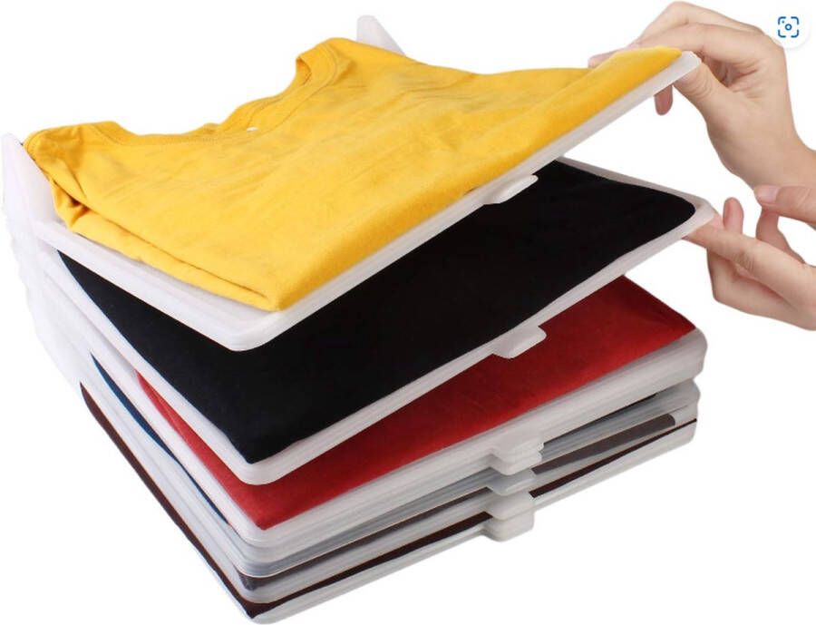 T-shirt Organizer (10x) voor het stapelen en scheiden van t shirts broeken kleding kledingkast kledinglade opbergen van shirts pax kast