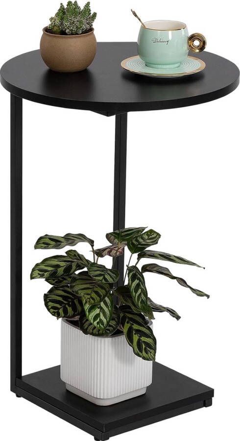 Table side table sofa table that slides underneath sofa side table in the living room