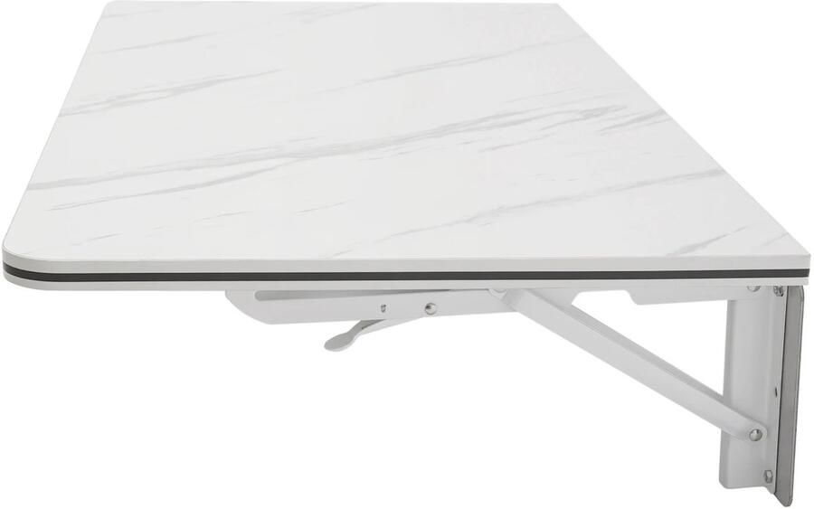 Tafel Roestbestendige aan de muur gemonteerde klaptafel Gemakkelijk schoon te maken Wandgemonteerde klaptafel voor slaapkamer woonkamer studeerkamer keuken