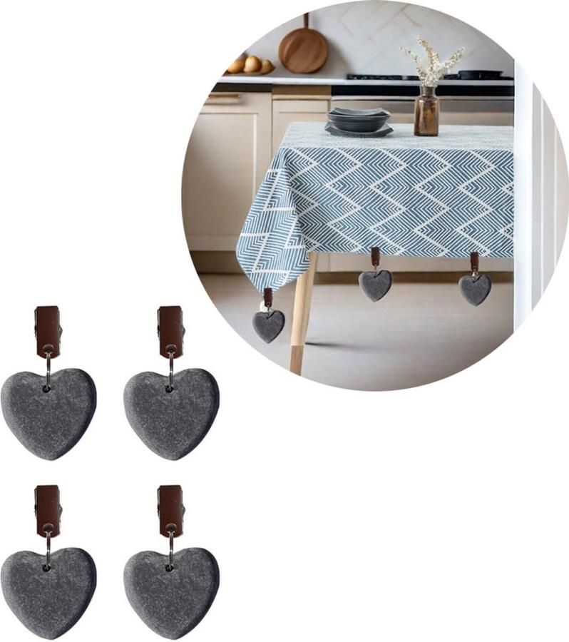 Tafelgewichtjes-Tafelkleed Gewichtjes-Tafelkleedklemmen- Tafellakenklemmen-4 Stuks-Tafelkleen op zijn plaats houden-Tafelclips tafelkleedklemmen voor buiten-tafelkleedklemmen verstelbaar-tafelkleed klemmen-tafelkleedgewichtjes-tafelkleedverzwaarder