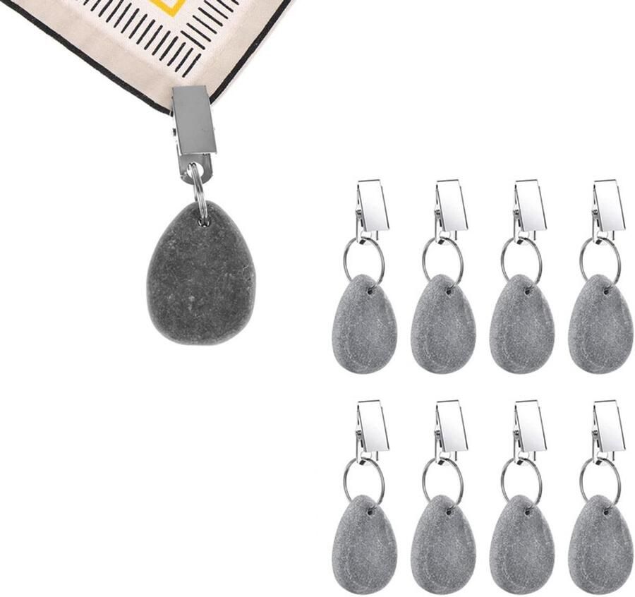 Tafelgewichtjes -Tafelkleed Gewichtjes- Tafelkleedklemmen Tafellakenklemmen- Tafelkleen op zijn plaats houden -Tafelclips tafelkleedklemmen voor buiten -tafel accessoires -tafelkleed klemmen- 8 Stuks -tafelkleedgewichtjes -tafelkleedverzwaarders