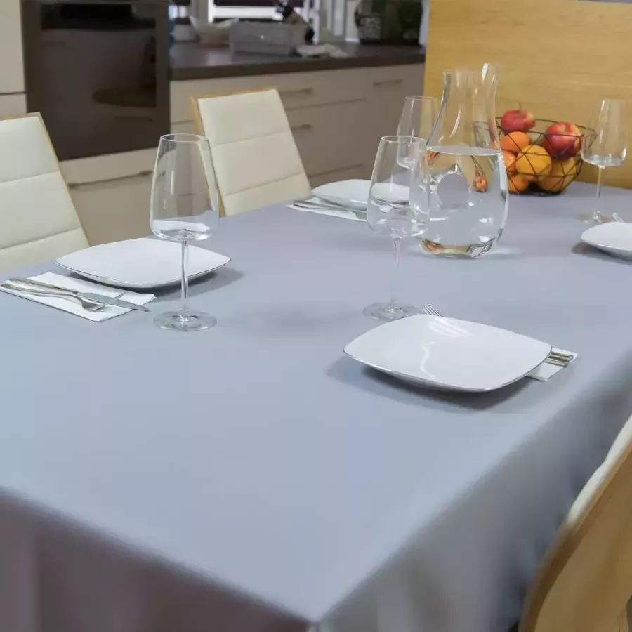 Tafelkleden Tafeldoek voor Keuken Dinning Picknick Tafelblad Decoratie (grijs 120 x 160 cm)