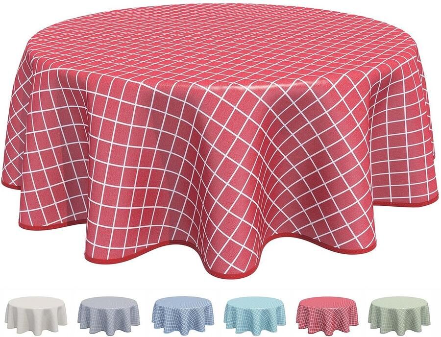 Tafelkleden van tafelzeil onderhoudsvriendelijk rond 160 cm