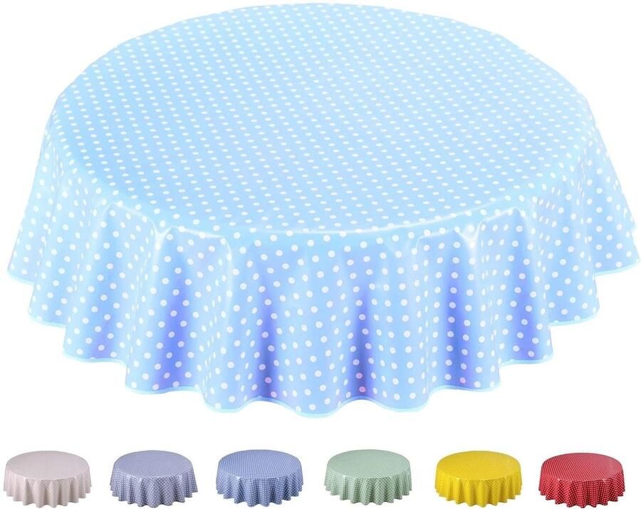Tafelkleden van tafelzeil onderhoudsvriendelijk rond 160 cm