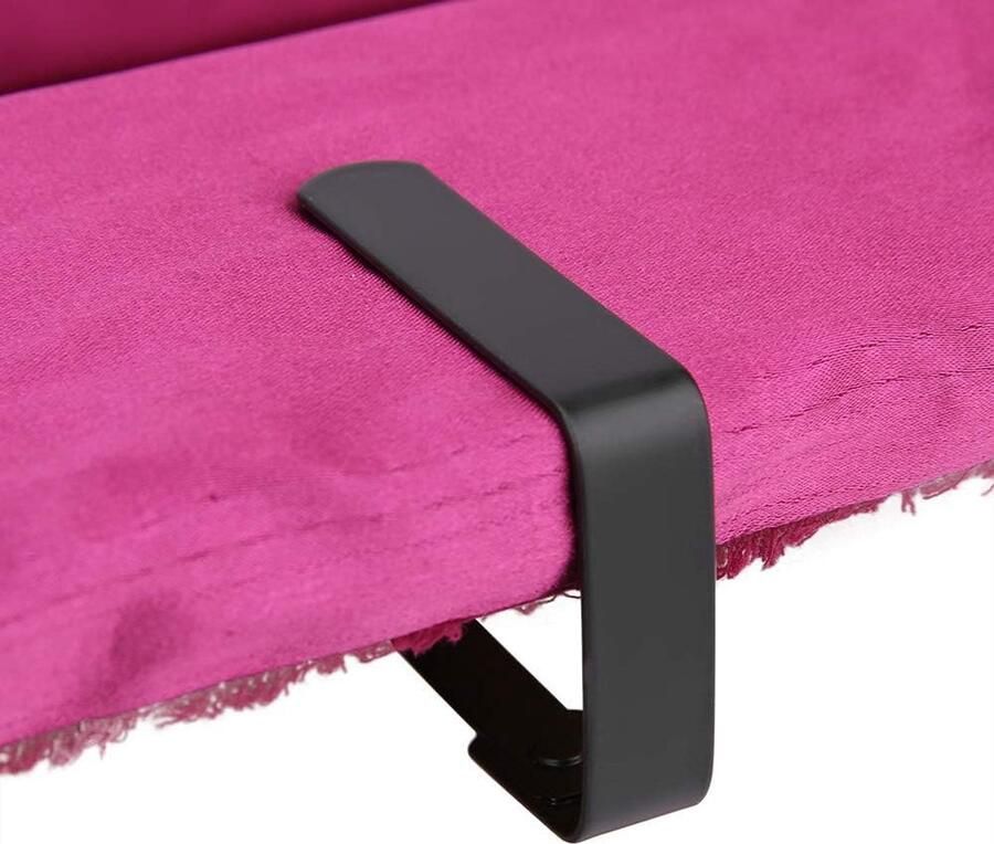 Tafelkleed Clips Antislip Tafelkleed Klemmen 4 Stuks Zwart Roestvrijstaal