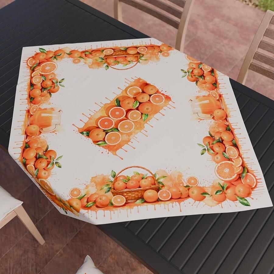 Tafelkleed Digitale print 1 stuk 90 x 90 cm 100% Made in Italy