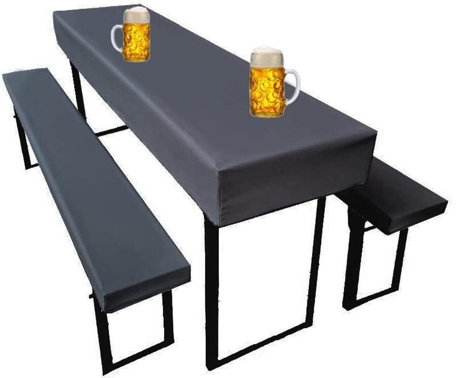 Tafelkleed en bankkussens wasbaar en strijkvrij set van 2