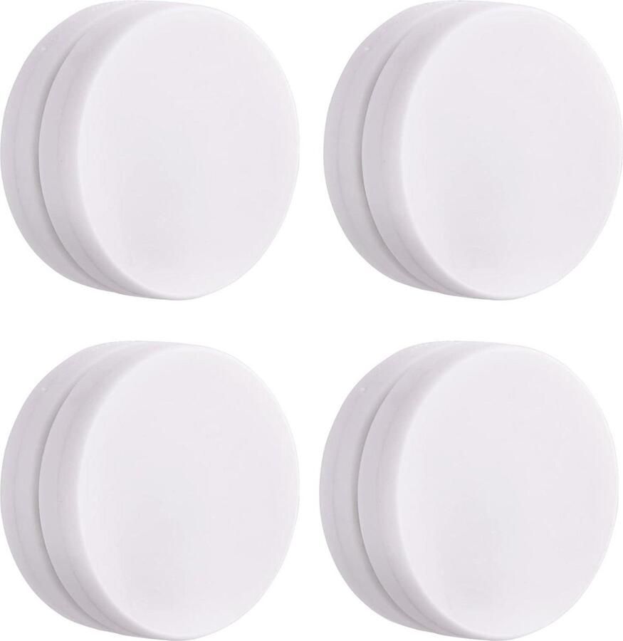 Tafelkleed Gewichten Magnetische Rubberen Douchegordijn Voorkomen dat Gordijninzetstuk Rondwaait Wit Buitengordijnen 4 Paar (8 Stuks) Tafelkleed Gewichten