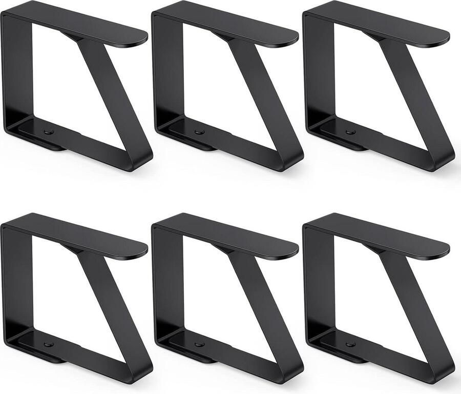 Tafelkleed Gewichten Roestvrij Staal Tafelkledenklemmen Tafelklemmen Voor Dikke Tafels Tuintafel Restaurant Familie Eettafel Zwart 5 X 4 Cm Tafelkleed Gewichten