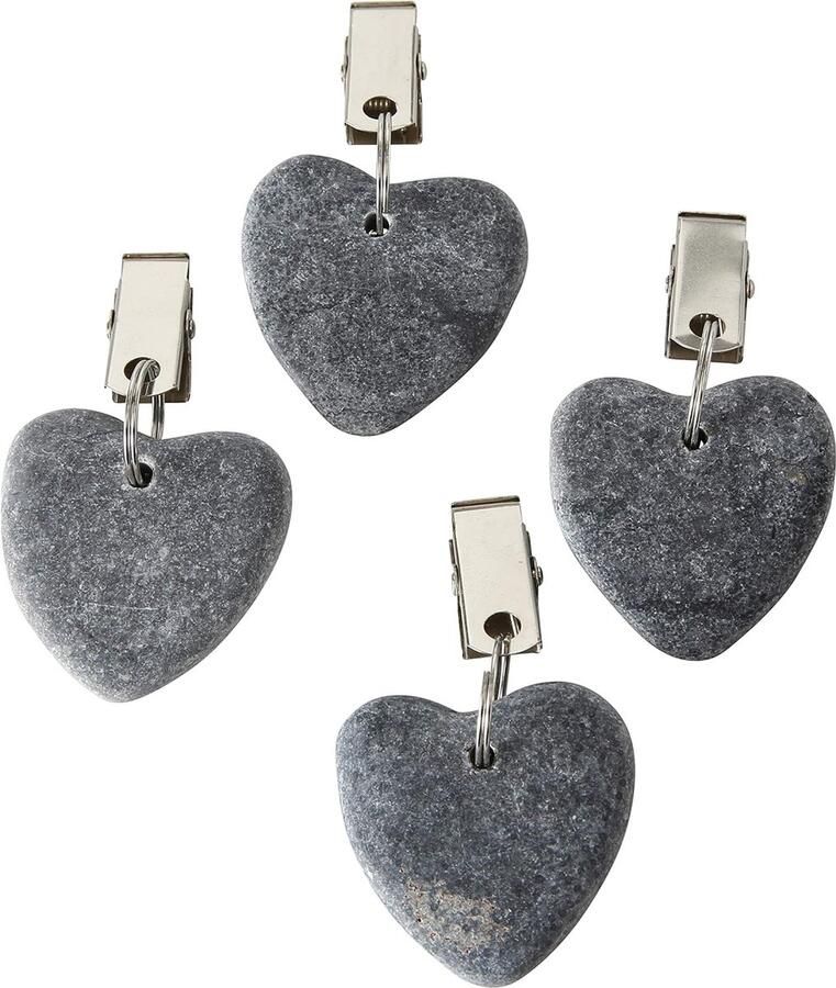 Tafelkleed Gewichten Set 4 Stuks Tafelkleed Klemmen Tafelgewichtjes Marmer Tafel Accessoires Tafelkleen Op Zijn Plaats Houden Metalen Clip Voor Buiten en Binnen 3*3*1cm Grijs