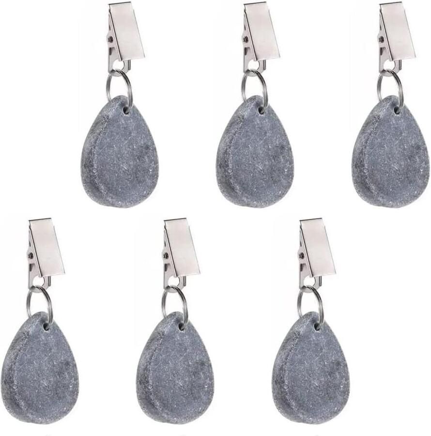 Tafelkleed Gewichten Zwaar 6 stuks Grijs Marmeren Tafelkleed Gewichten Familie Picnic Tafelkleed Gewichten Tafelkleed Gewichten