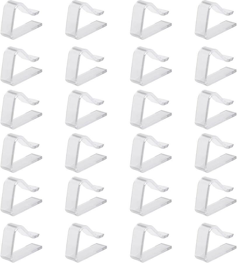 Tafelkleedklemmen kunststof 24 stuks ideaal voor buiten