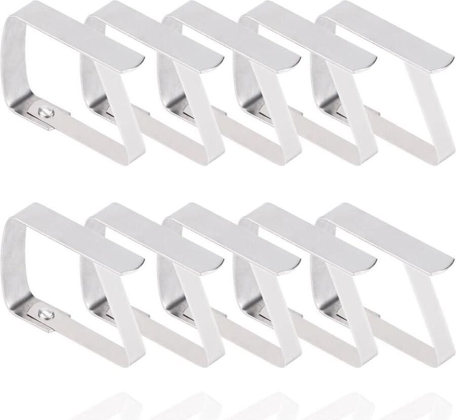Tafelkleed klemmen set aluminium klemmen voor tafelkleden tafels stevige tafelkleed houders met clips Tafelkleed klemmen