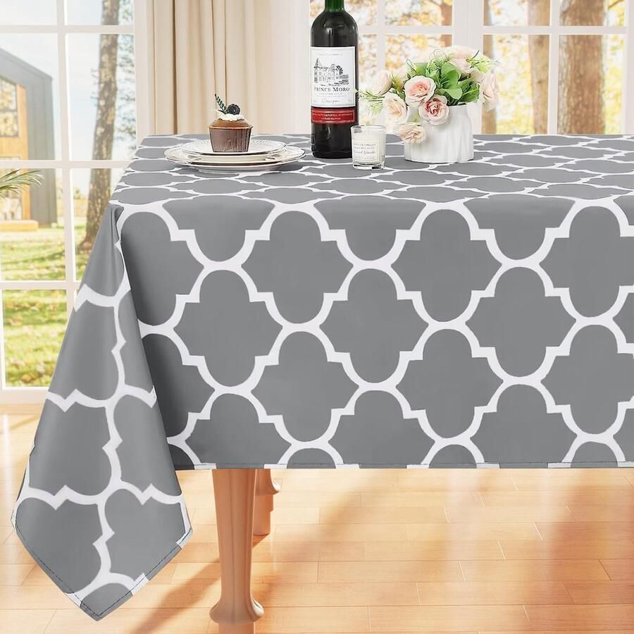 Tafelkleed met Marokkaans patroon waterdicht 1 stuk polyester