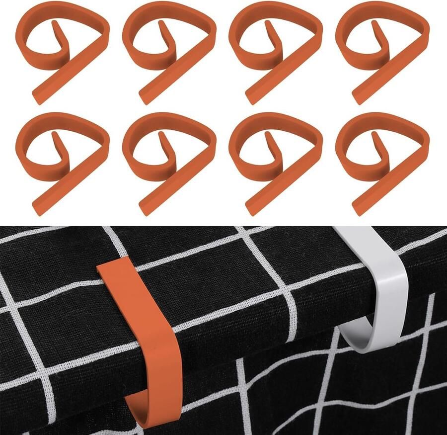 Tafelkleed voor buiten klem tafelkleed tuintafel 6 stuks klemmen dik tafelkleed klem tafelkleed tafel klem wit tafelkleed klem tafelkleed bevestiging voor buiten