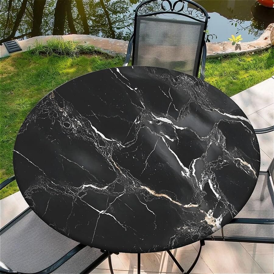 Tafelkleed voor ronde tafels waterdicht 1 stuk premium non-woven