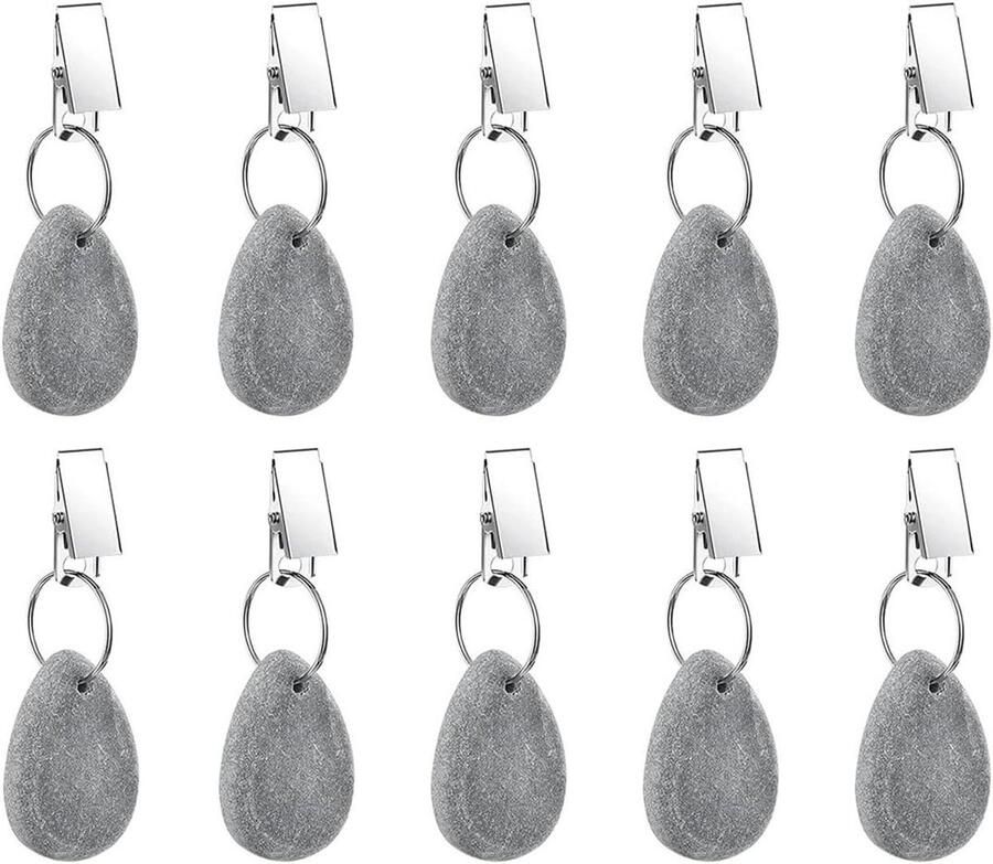 Tafelkleedgewicht Set van 10 stuks ideaal voor buitenactiviteiten zoals familiefeesten camping bruiloften tuinfeesten en picknicks