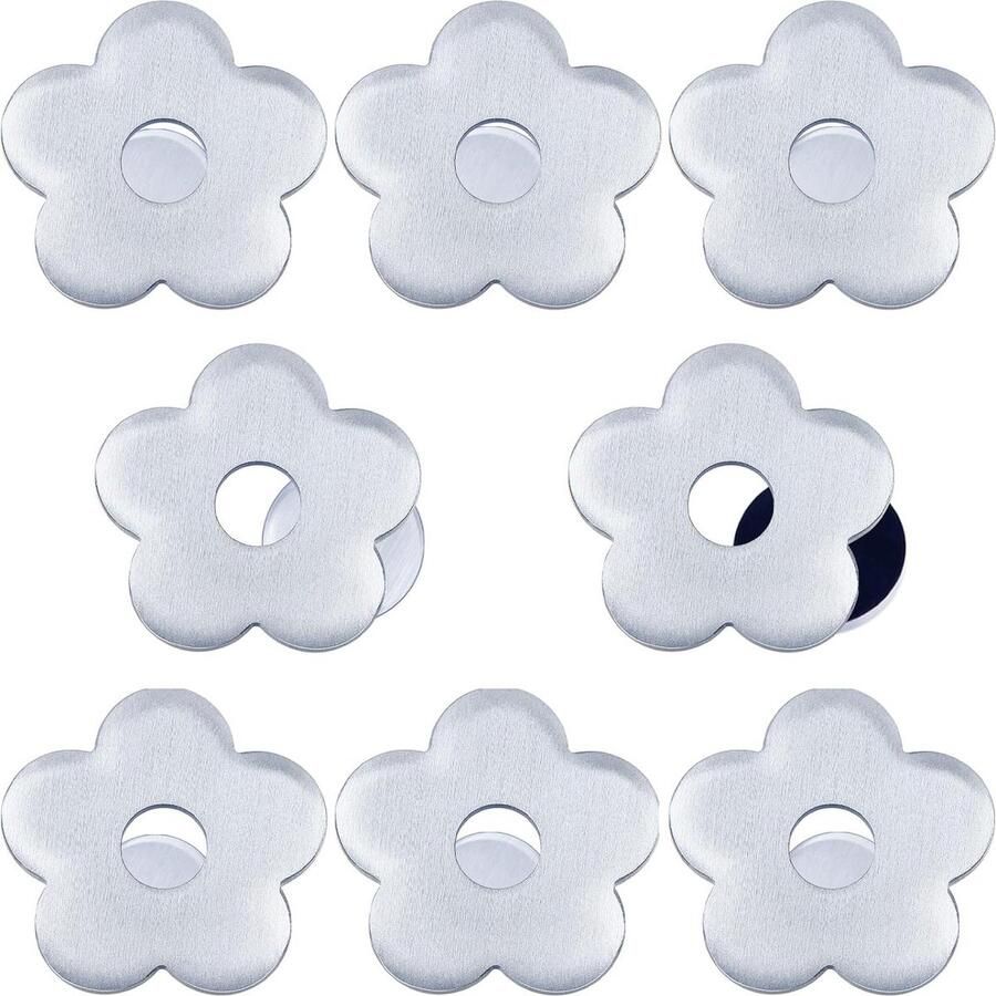 Tafelkleedgewichten roestvrij staal 8 stuks buiten extra zwaar magnetisch pruimenbloesem koelkast gordijnen