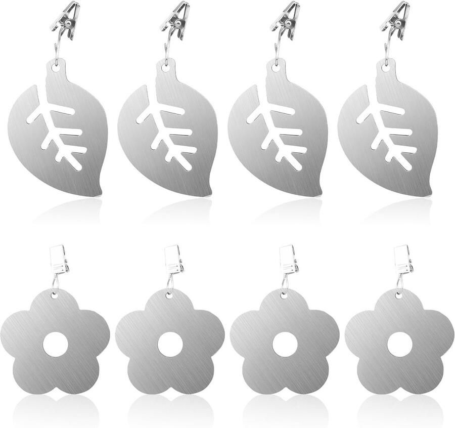 Tafelkleedgewichten Roestvrij staal Uniek design Set van 4