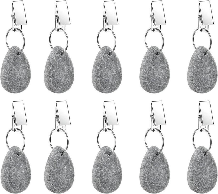 Tafelkleedgewichten voor Buiten 10 Stuks Praktisch en Stevig