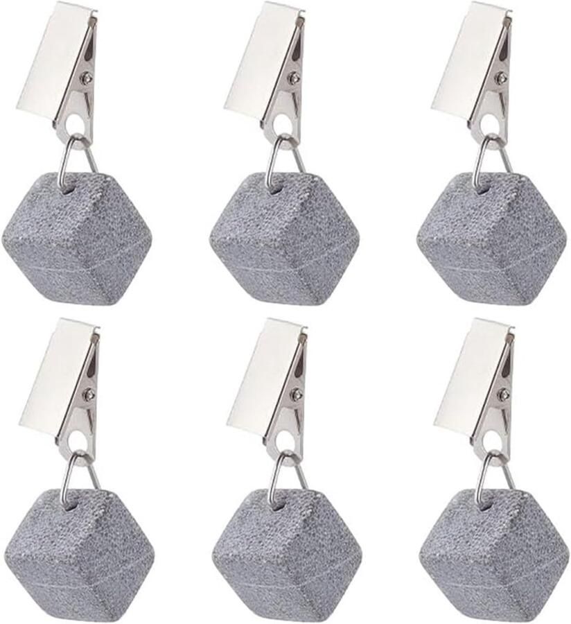 Tafelkleedgewichten voor buiten veilig en stevig 6 stuks