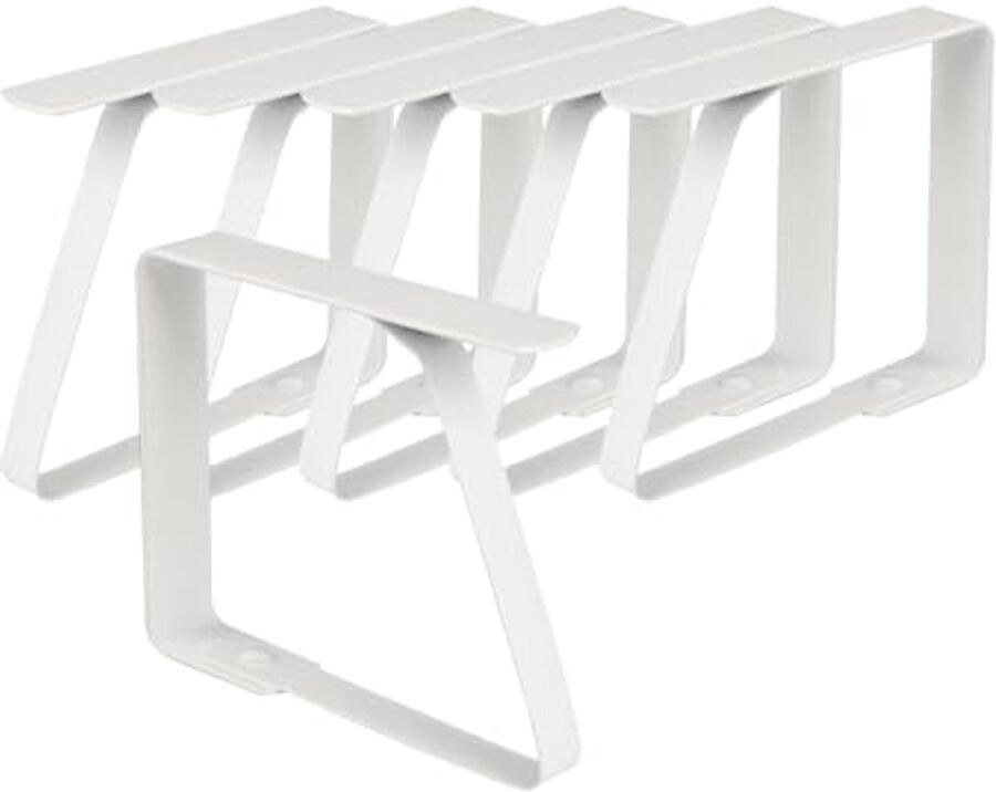 Tafelkleedklemmen Roestvrij Staal 6 Stuks voor Dikke Tafels tot 7 cm