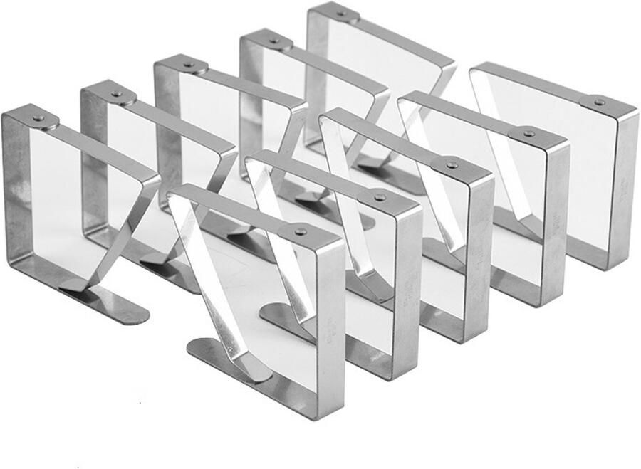 Tafelkleedklemmen Tafelklemmen Roestvrij Staal Tafelklem Tafelkleed Klemmen Zilverkleurig (4cm x 20 stuks)