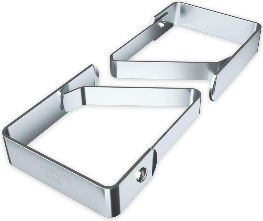 Tafelkleedklemmen Tafelklemmen Roestvrij Staal Tafelklem Tafelkleed Klemmen Zilverkleurig (7cm x 4 stuks)