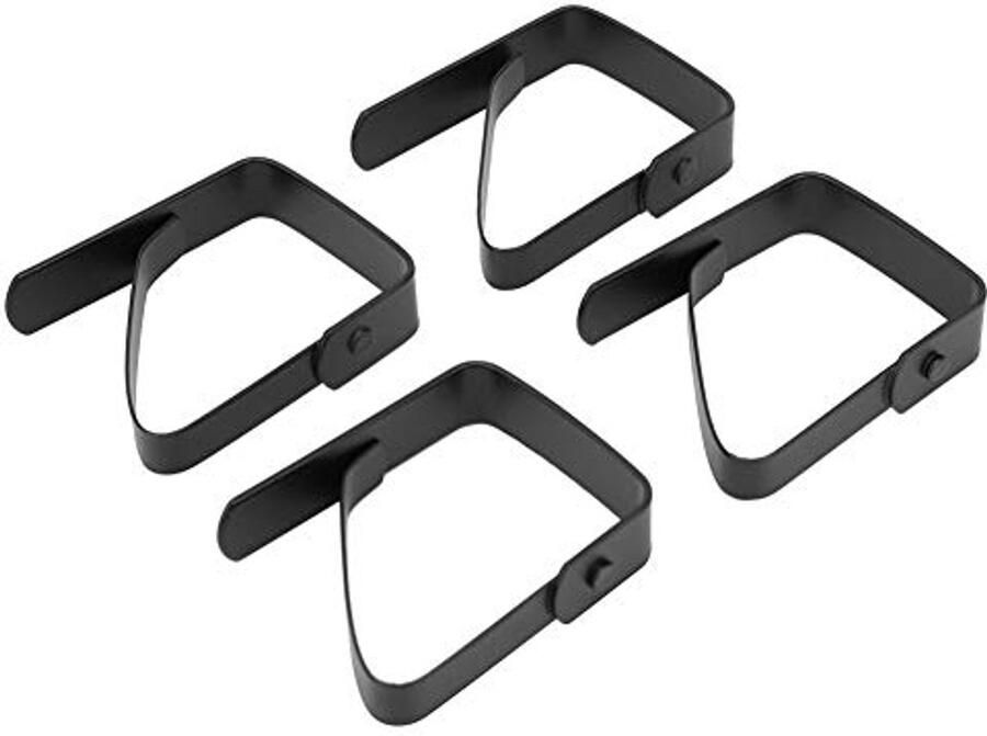 Tafelklemmen van Rvs Breed Driehoeks Antislip Klemmen voor Tafelkleed Perfect voor Binnen en Buiten