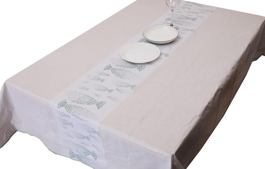 Tafellaken PVC Bescherming en stijl 1 stuk 140 x 140 cm