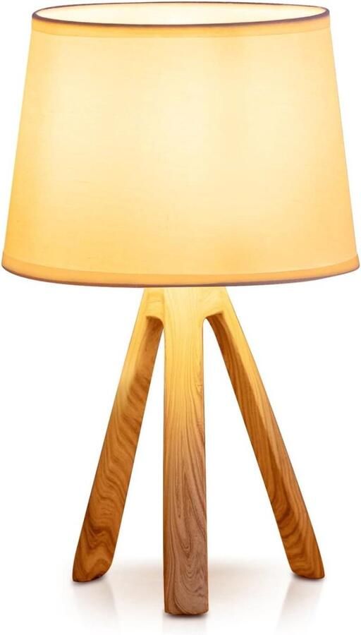 Tafellamp Vintage Statief Bedlampje Lamp Dressoir Schaduw Lamp Tafel Woonkamer E14 Lampen niet Inbegrepen