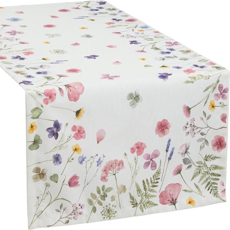 Tafelloper 100% katoen 50 x 140 cm wasbaar