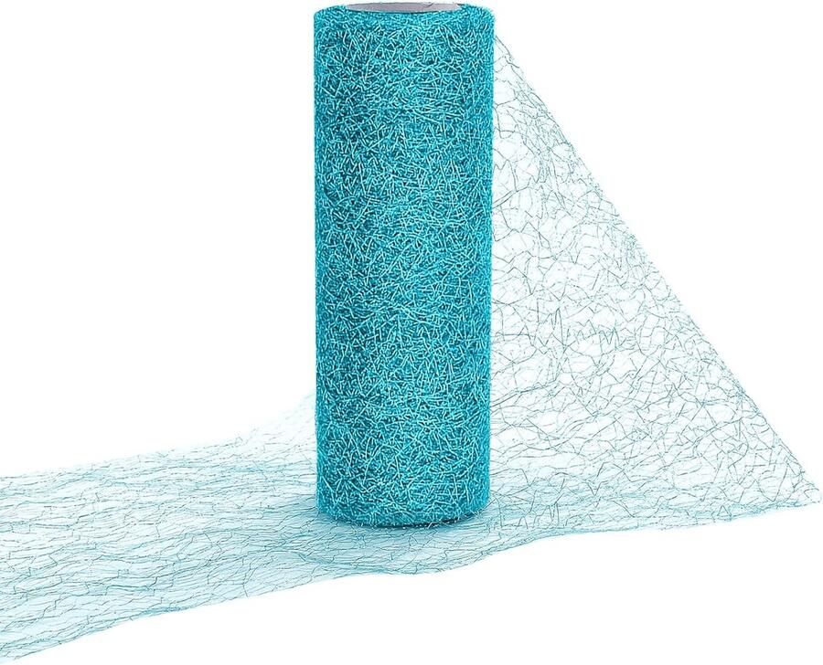 Tafelloper rol Papieren tafelloper voor feesten 1 stuk Turquoise Vliesmateriaal 15 x 900 cm