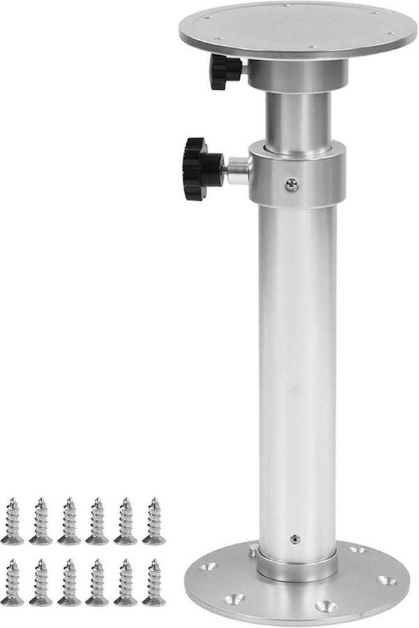 Tafelpootsysteem Hoogte Verstelbaar 445-690 Mm Afneembare Tafelpoot Standpoot Basismontage 360° Draaibaar Aluminium Tafelvoetstuk Standpoot