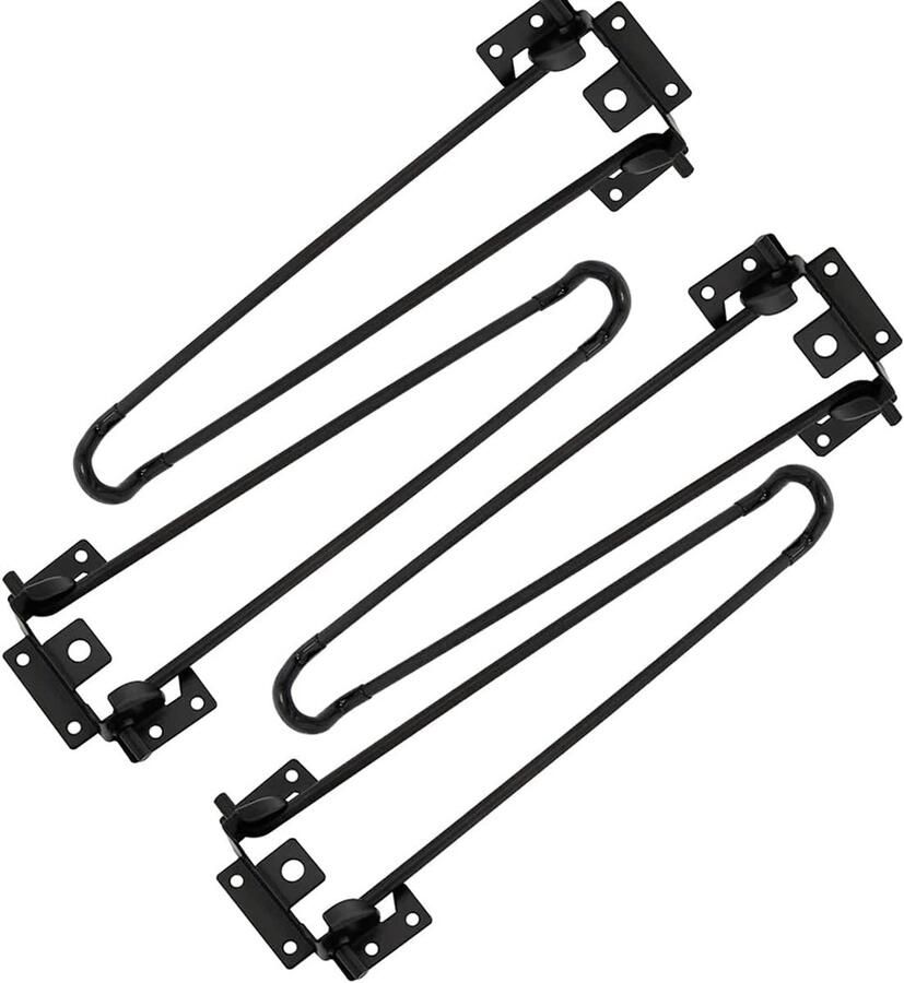 Tafelpoten -4 artikelenQrity-32 cm klaptafelpoten voor- doe-het-zelf opvouwbare campingtafel-draagbaar- opvouwbare salontafel- laptoptafel voor picknick in de open lucht