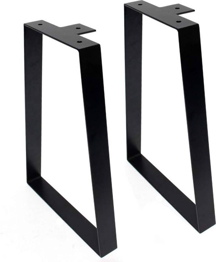 Tafelpoten meubelpoten metalen haarspeld trapeziumpoten 40 cm hoog voor salontafels moderne bureaus nachtstandaard of stoelen