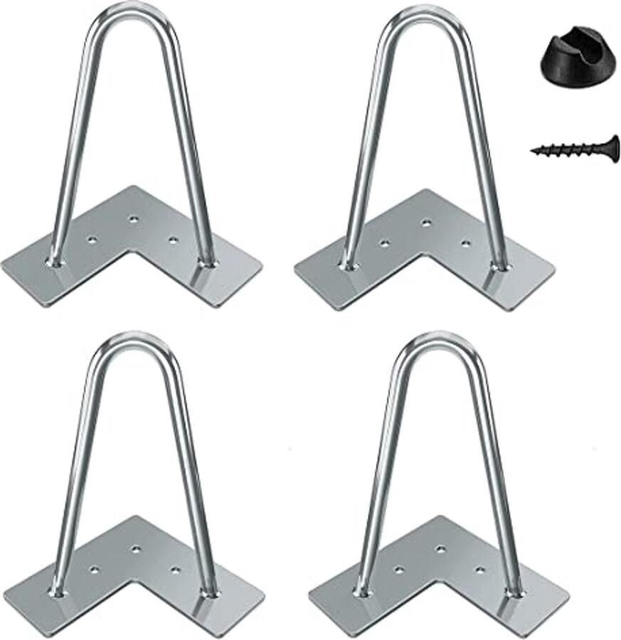 Tafelpoten Set van 4 Hairpin Poten voor Robuuste Stalen Tafel