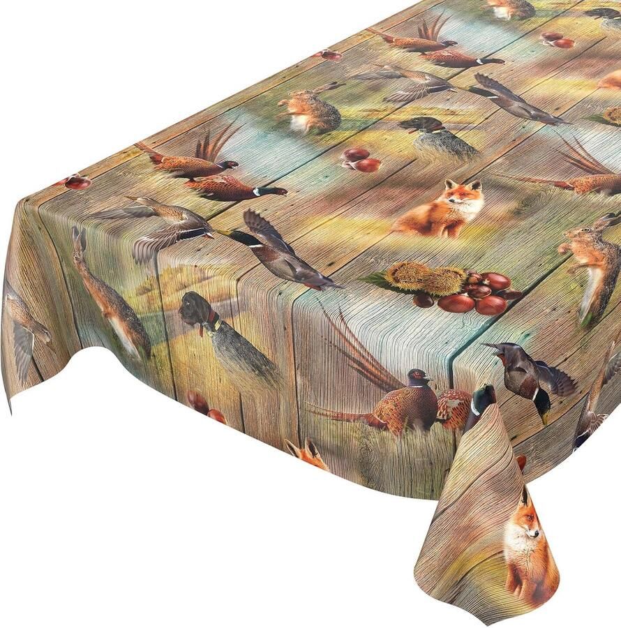 Tafelzeil met Jachtmotief Afwasbaar Tafellaken 180 x 140 cm
