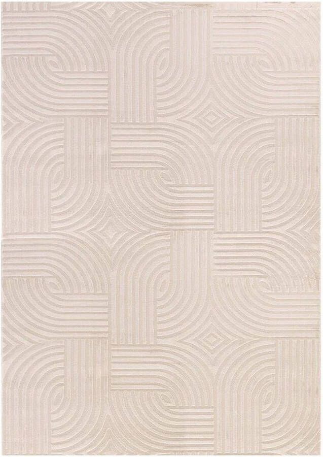 Moonay Home Tapijt Beige vloerkleed 120 x 170 cm woonkamer kinderkamer hal