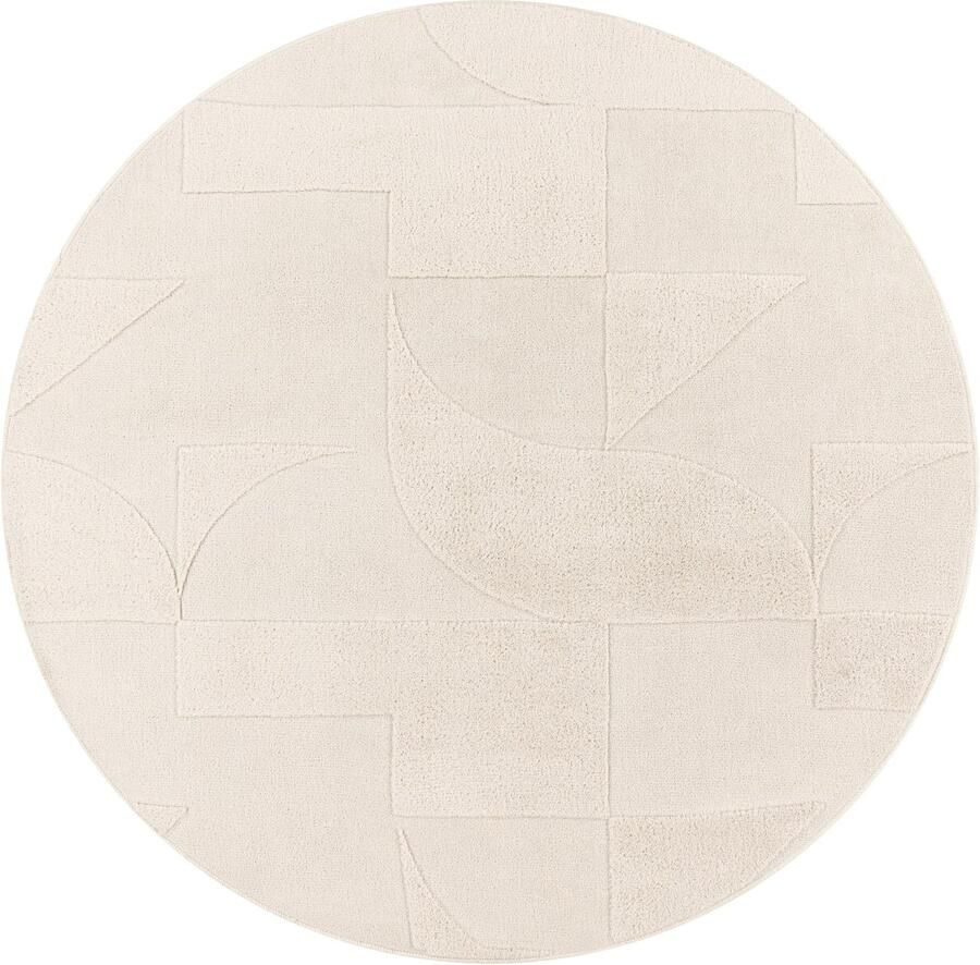 Tapijt in de Noordse stijl zacht duurzaam en elegant abstracte patronen 100% polyester