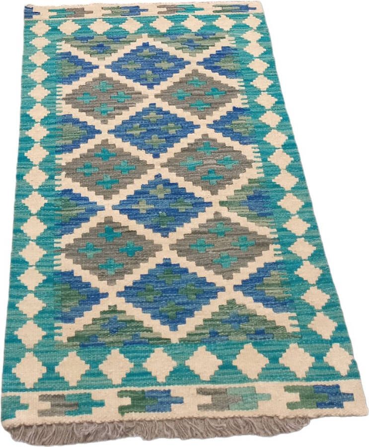 Tapijt Rug Kilim Handgemaakte Kelim Authentiek Cadeau Speciaal Cadeau Uniek Cadeau Speciaal Present Handgemaakt Vloerkleed Afmetingen: 97 cm x 60 cm