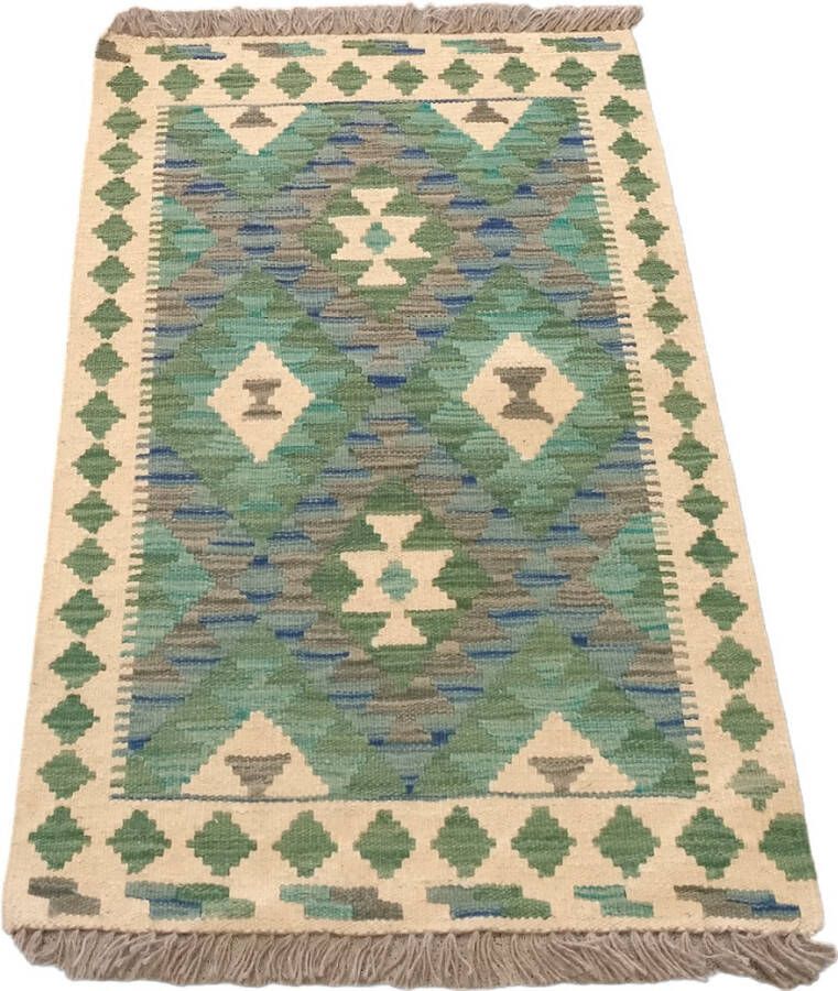 Tapijt Rug Kilim Handgemaakte Kelim Authentiek Cadeau Speciaal Cadeau Uniek Cadeau Speciaal Present Handgemaakt Vloerkleed Afmetingen: 97 cm x 60 cm