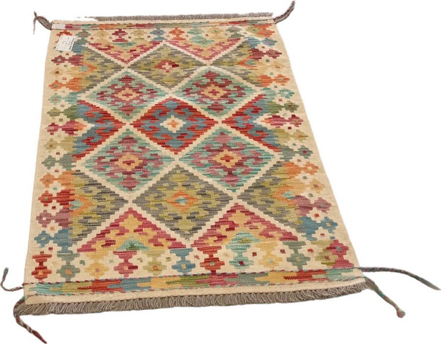 Tapijt Rug Kilim Handgemaakte Kelim Authentiek Cadeau Speciaal Cadeau Uniek Cadeau Speciaal Present Handgemaakt Vloerkleed Afmetingen: 121 cm x 85 cm