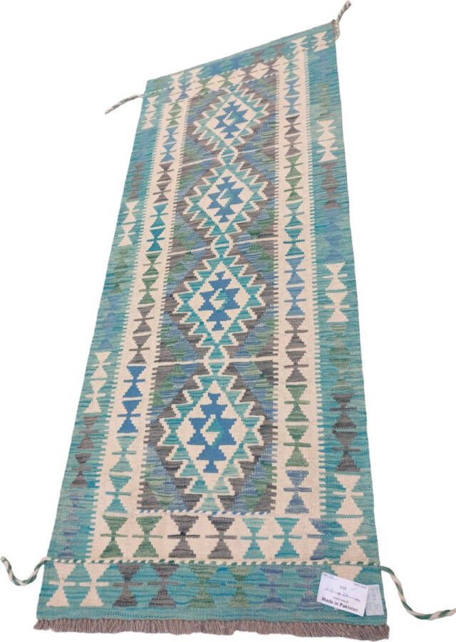 Lexorion Tapijt Rug Kilim Handgemaakte Kelim Authentiek Cadeau Speciaal Cadeau Uniek Cadeau Speciaal Present Handgemaakt Vloerkleed Afmetingen: 212 cm x 80 cm