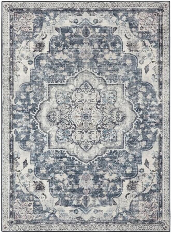 ZAZA Home Tapijt Vintage Living Antislip Machinewasbaar Duif Grijs