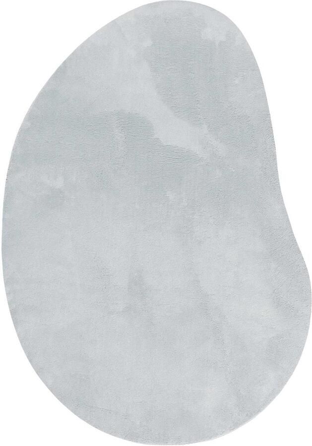 VidaXL Vloerkleden Grijs Polyester 100 x 200 cm Vloerkleed Ovaal - Foto 2