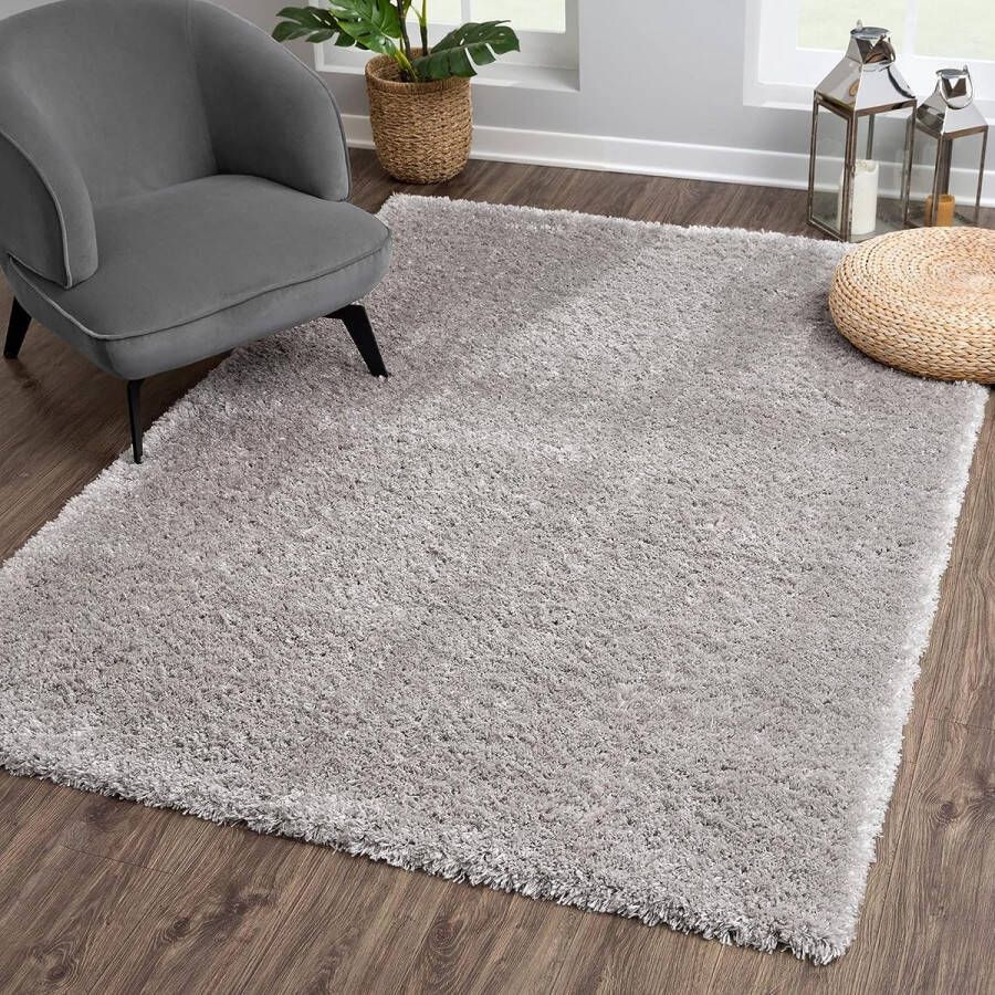 Tapijt voor de woonkamer slaapkamer keuken hal kinderkamer gemakkelijk te reinigen superzacht modern tapijt grijs 80 x 150 cm